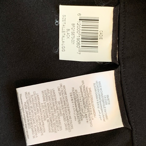 BCBG MaxAzria Cadie open back peplum Blouse - Picture 6 of 11